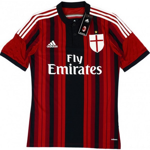 Camiseta AC Milan Replica Primera Ropa Retro 2014 2015 Rojo